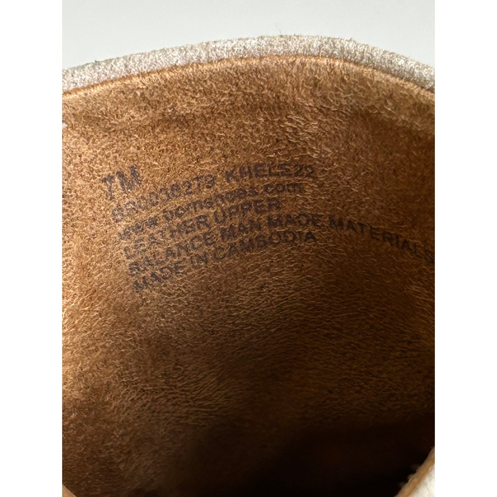 Born Natalie Suede Wedge Clog Mules Tan Camel Size‎ 7M - Picture 6 of 9